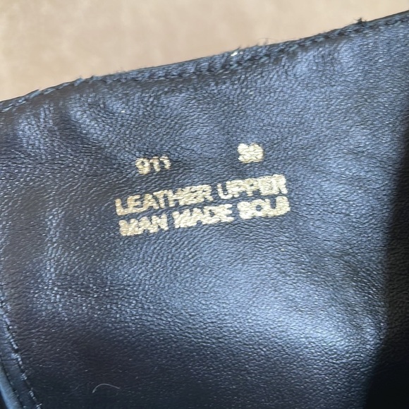 Brand New Avellini Genuine Leather Black Heeled Zipper Ankle Boots Made in Italy - Picture 13 of 15